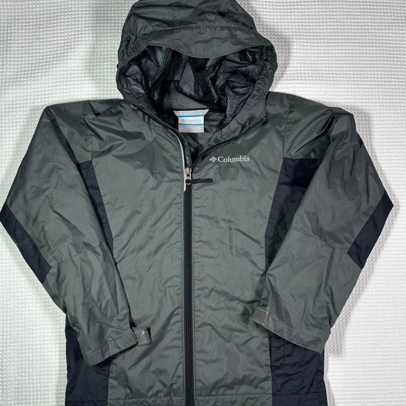 Other - Kids Columbia black & gray windbreaker jacket Size XS